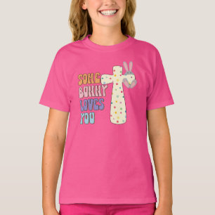 Camiseta Algunos conejitos te quieren feliz Pascua