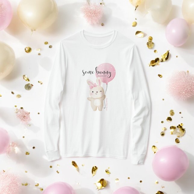 Camiseta Algunos globos rosados de conejo madre-futura mang (Subido por el creador)