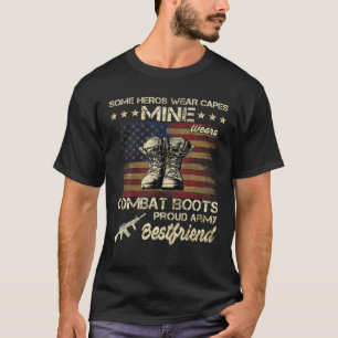Camiseta Algunos héroes usan ejército de botes de combate d