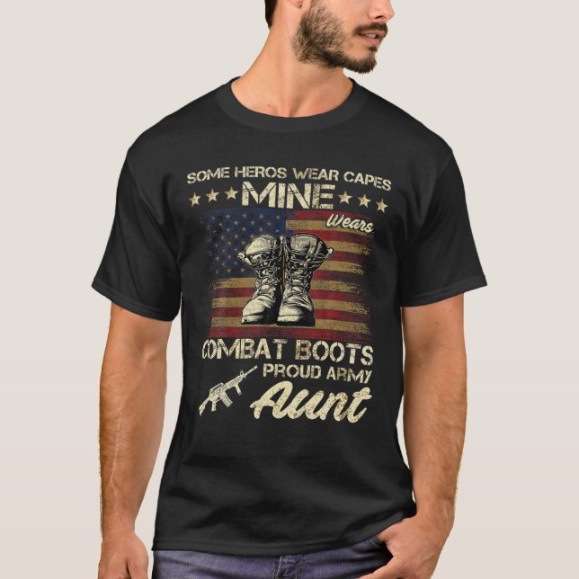 Camiseta Algunos héroes usan mayúsculas en el ejército de b (Anverso)