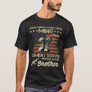 Camiseta Algunos héroes usan mayúsculas en el ejército de b