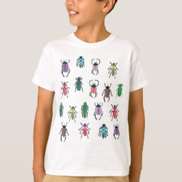 Camiseta Algunos insectos coloridos felices para el