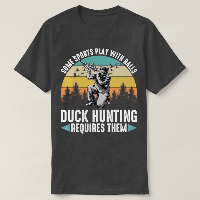 Camiseta Algunos juegos deportivos con bolas de pato requie (Diseño del anverso)