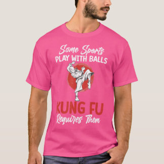 Camiseta Algunos juegos deportivos con bolas Kung Fu los re