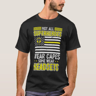 Camiseta Algunos superhéroes llevan un controlador para aur