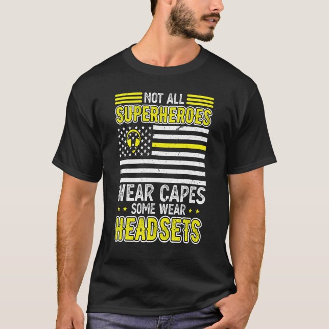 Camiseta Algunos superhéroes llevan un controlador para aur (Anverso)