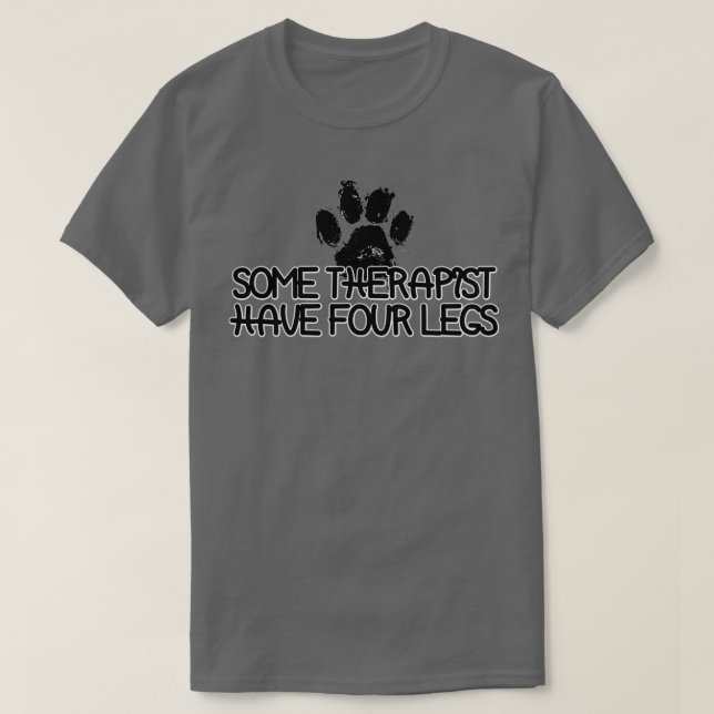 CAMISETA ALGUNOS TERAPISTAS TIENEN CUATRO PIERNAS (Diseño del anverso)