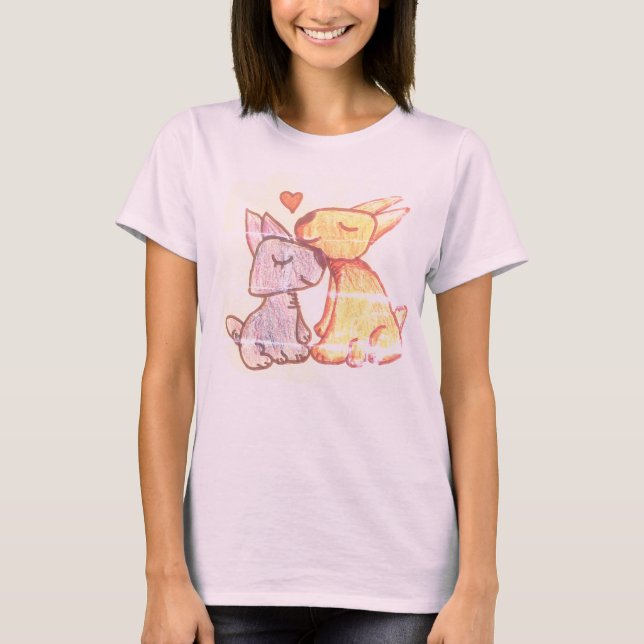 Camiseta AlgunosBunnyTeAma 2 (Anverso)