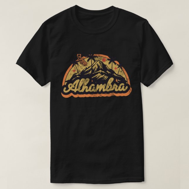 Camiseta Alhambra, California (Diseño del anverso)