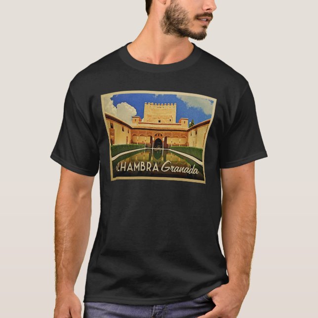 Camiseta Alhambra Granada España (Anverso)