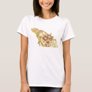 Camiseta Alhambra Granada España. Castillo y palacios