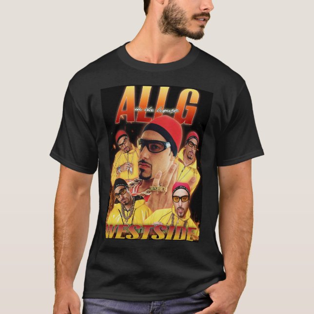 Camiseta Ali G in da house Comedy Movie Rap Character borat (Anverso)