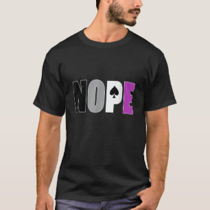Camiseta Alía de asexualidad de la bandera del orgullo sexu