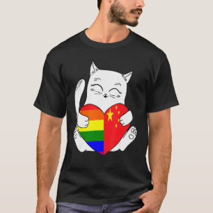 Camiseta Aliado de orgullo animal LGBT China