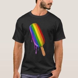 Camiseta Aliado del Orgullo , gay con bandera arcoiris de h