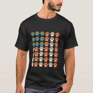 Camiseta Aliado LGBT Orgullo Gato pata gatito Bandera Ameri