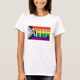 Camiseta Aliado LGBTQIA+ | Bandera arco iris