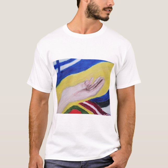 Camiseta Aliados del Norte para Ucrania (Anverso)