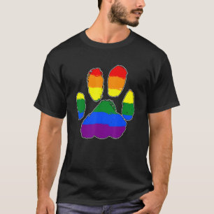 Camiseta Aliados Orgullosos Lgbt Peludo Arcoíris Gato Perro