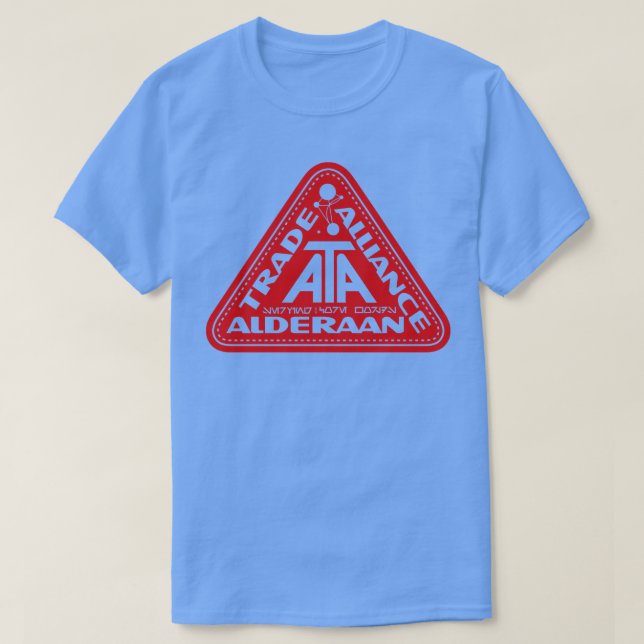 Camiseta Alianza Comercial de Alderaan (Diseño del anverso)