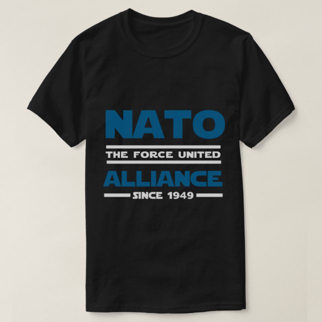 Camiseta Alianza de la OTAN Suecia Finlandia Atlántico Nort (Diseño del anverso)