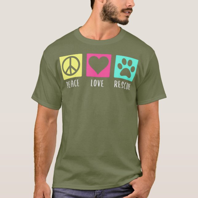 Camiseta Alianza para el Rescate de Perros Ciegos PA - Resc (Anverso)