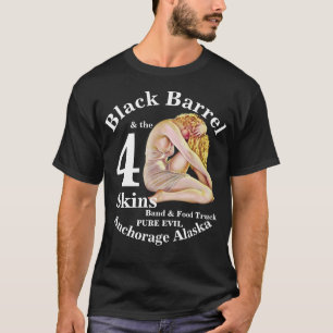 Camiseta Alias Black Barrel 4 Skins banda Anchorage AK