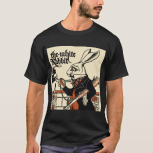 Camiseta Alice Conejo Blanco Clásico País de las Maravillas