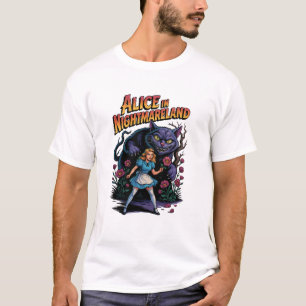 Camiseta Alice en Nightmareland - Personalizado oscuro