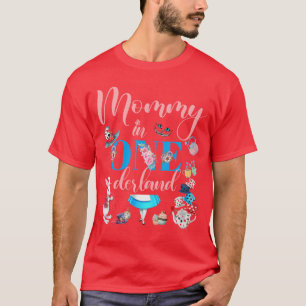 Camiseta Alice en ONEderland Mamá de familia Cumpleaños de