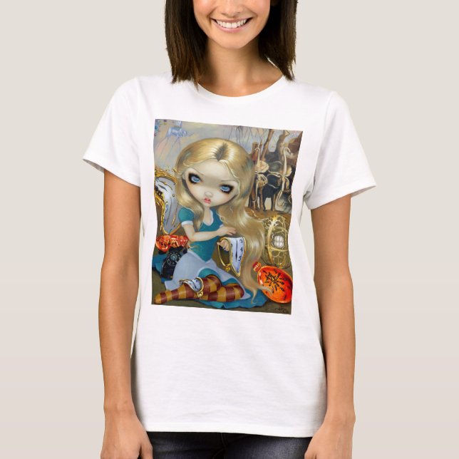 Camiseta "Alice en un sueño de Dalí" (Anverso)