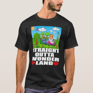 Camiseta Alice en Wonderland Hombres Mujeres Niños Directo 