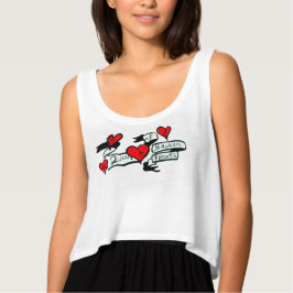 Camiseta ALICE Reina del tanque del corazón roto