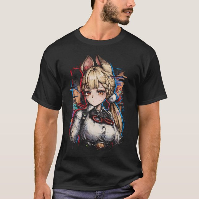 Camiseta Alice Thymefield ZZZ Cola Doble Conejo Thiren Icon (Anverso)