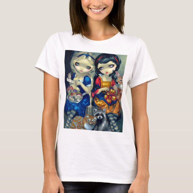 Camiseta "Alice y Blancanieves" (Anverso)