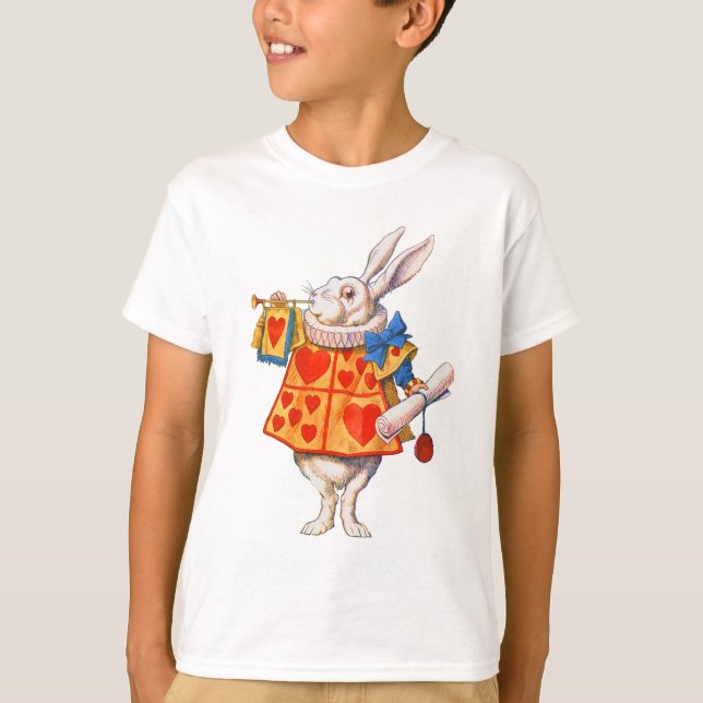 CAMISETA ALICE'S WHITE RABBIT (Anverso)