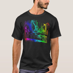 Camiseta Alicia arcoiris en el país de las maravillas que o