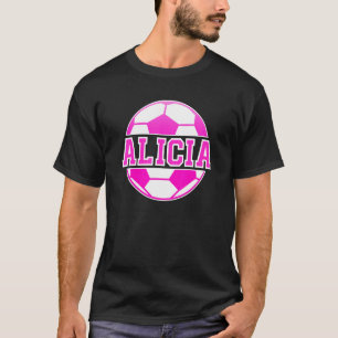 Camiseta Alicia Chicas Juega Fútbol Deportivo