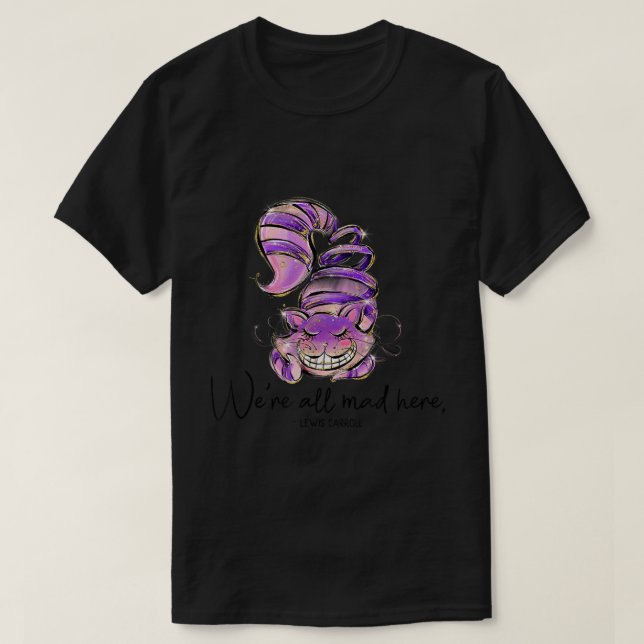 Camiseta Alicia de gatos quesires en el país de las maravil (Diseño del anverso)