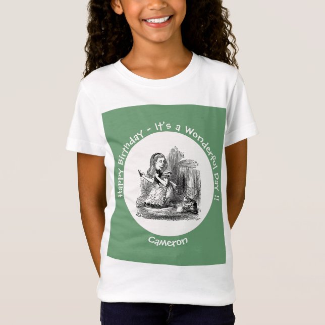 Camiseta Alicia en el Fiesta del país de las maravillas - A (Anverso)