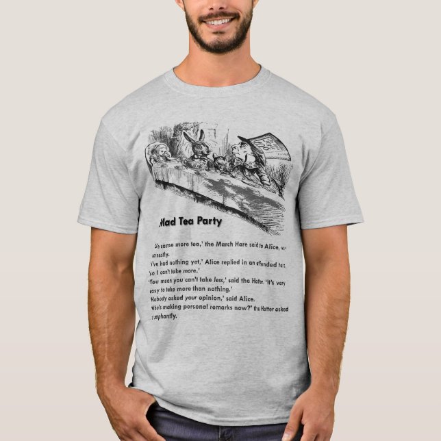 Camiseta Alicia en el país de las maravillas (Anverso)