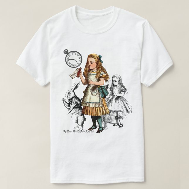 Camiseta Alicia en el país de las maravillas (Diseño del anverso)