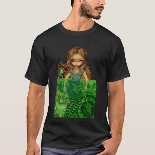 Camiseta Alicia en el país de las maravillas - Alicia en (Anverso)