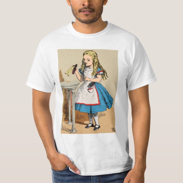 Camiseta Alicia en el país de las maravillas - Bésame la ca (Anverso)