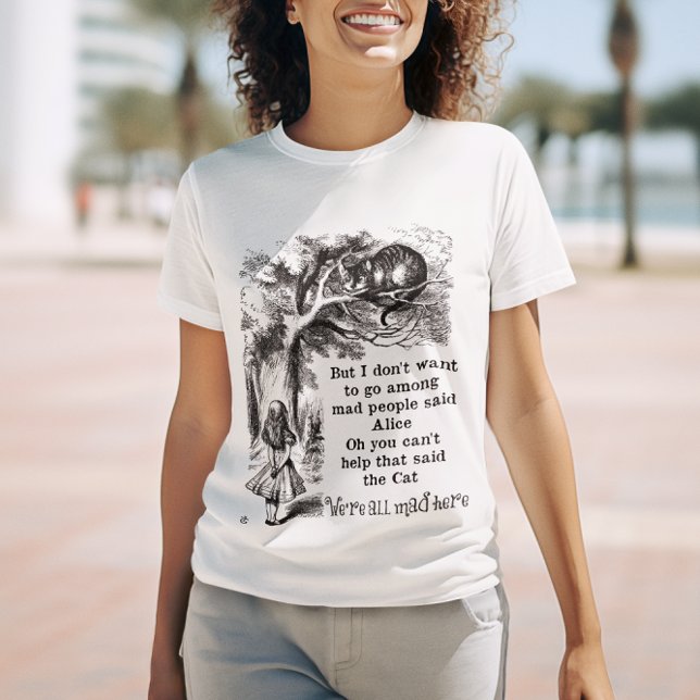 Camiseta Alicia en el país de las maravillas; Gato de Chesh (Subido por el creador)