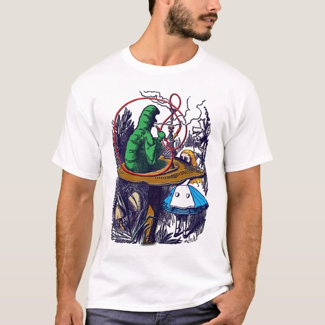 Camiseta Alicia en el país de las maravillas - oruga (Anverso)