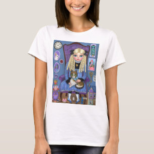 Camiseta Alicia en el país de las maravillas y el cuento de