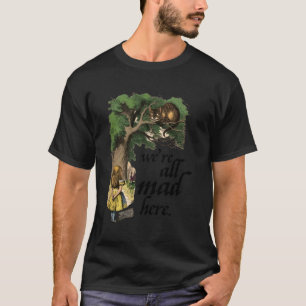 Camiseta Alicia en el País de las Maravillas y el Gato de C