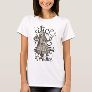 Camiseta Alicia en Grunge del país de las maravillas