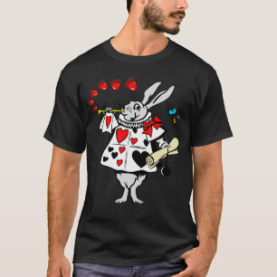 Camiseta Alicia en Hombres Maravillosos Mujeres Niños Conej
